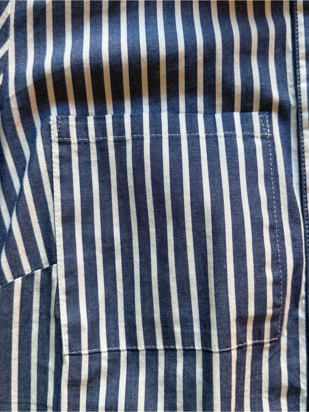 J. Crew Factory Long-sleeved Striped Shirt Dress - Picture 4 of 12